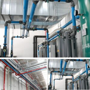 Aluminium vs steel compressed air pipe
